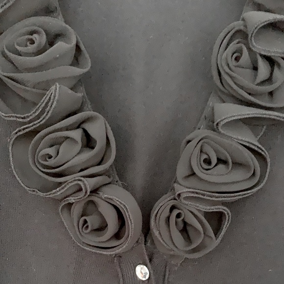 INC size M black sweater top - Picture 4 of 12